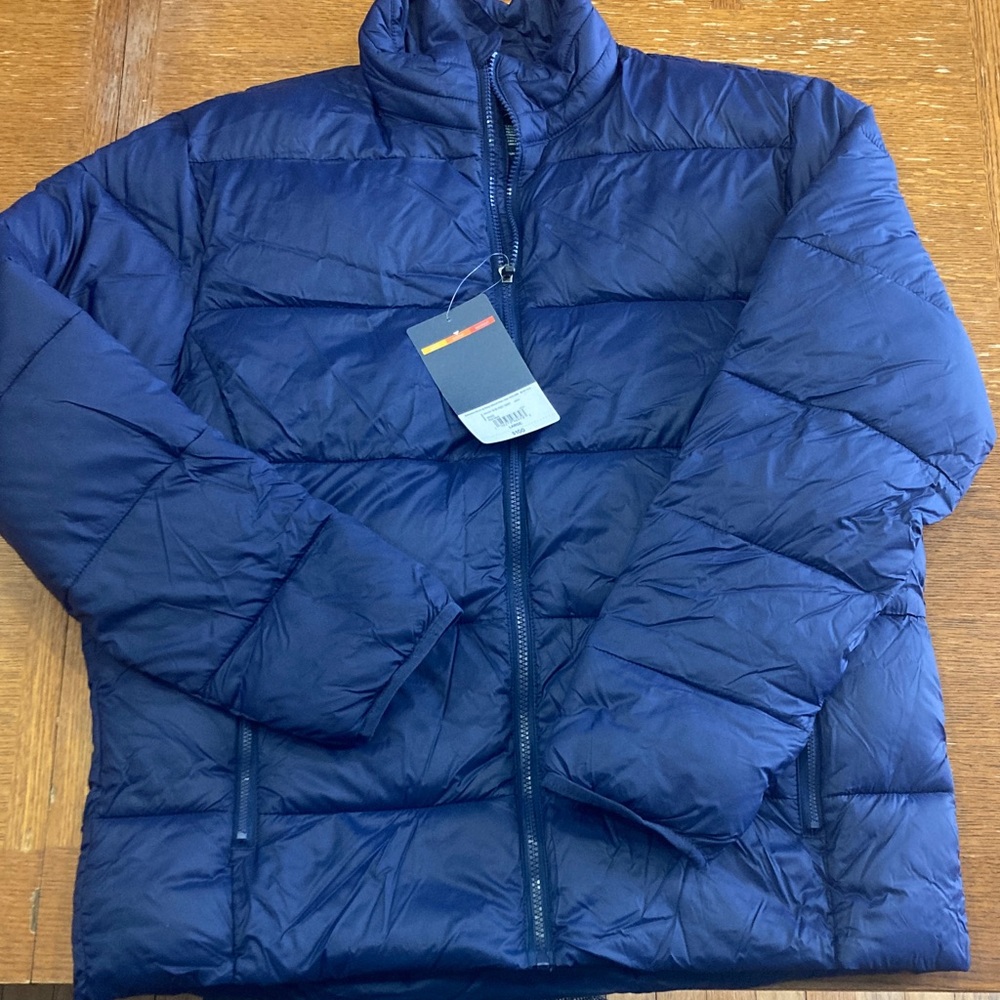 St. John's Bay Men's Navy Puffer Jacket